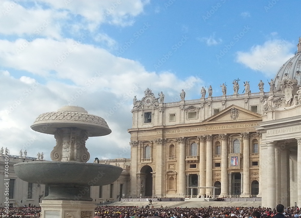 Rom, Während einer Papstaudienz