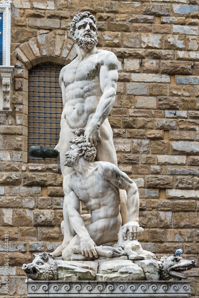 Hercules and Cacus statue 