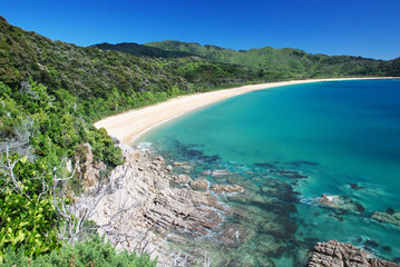 Crédence de cuisine Nouvelle-Zélande Côte dorée du parc Abel Tasman  © Jiri Foltyn
