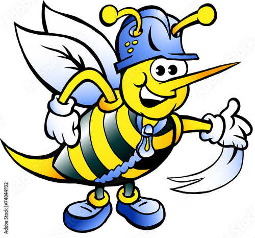 A Happy Working Bee