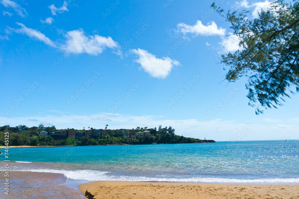 Fototapeta premium Beautiful view of Nawiliwili, Kauai Island, Hawaii, USA