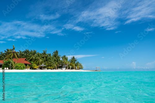 Fototapeta Naklejka Na Ścianę i Meble -  Perfect tropical island paradise beach