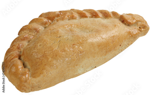 Εκτύπωση καμβά cornish pasty isolated on white background