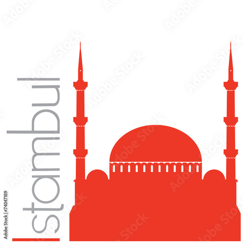 Istambul, vector illustration