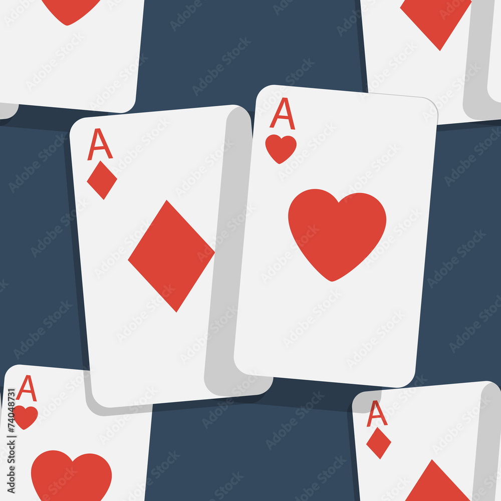 Casino poker seamless background