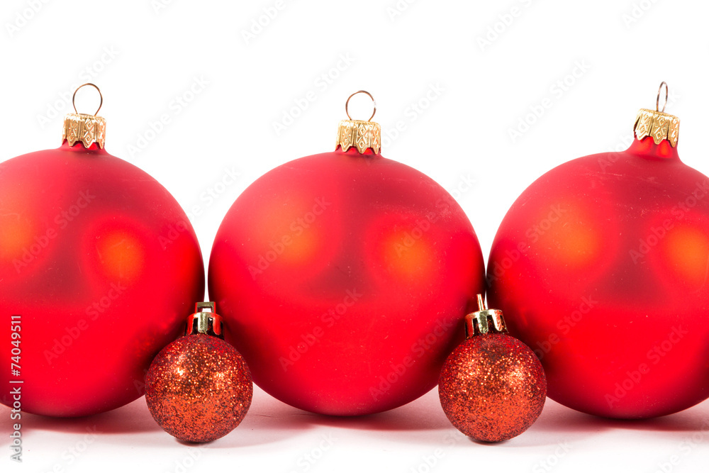 Red christmas ball Red christmas ball