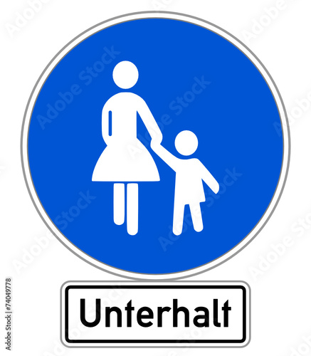 Unterhalt Schild #141201-svg10