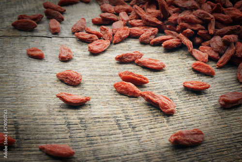 dry red goji berries for a healthy diet