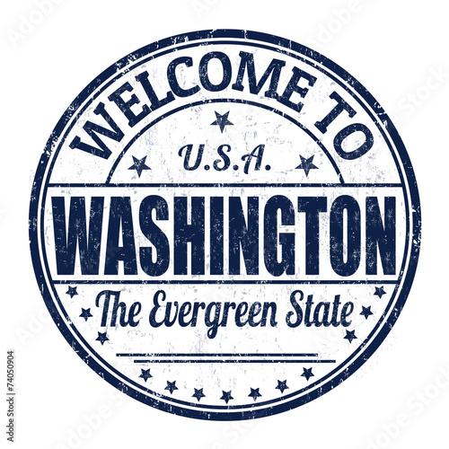 Welcome to Washington stamp