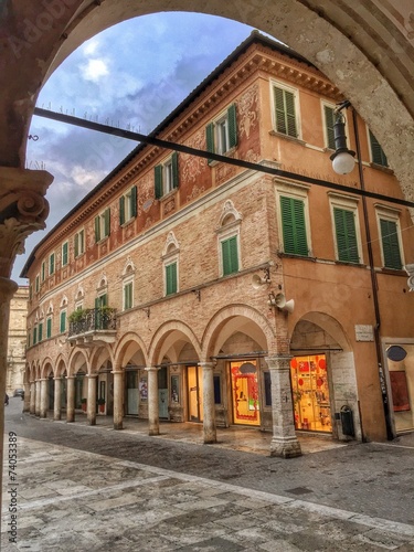 View of Ascoli Piceno, Marche region, Italy photo