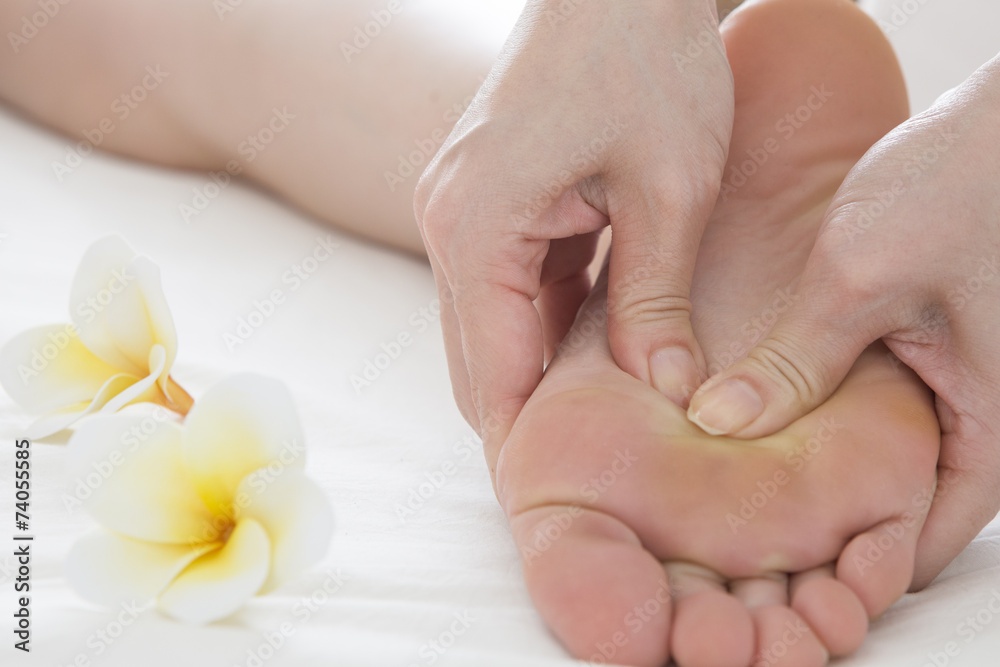 Women undergoing reflection therapy