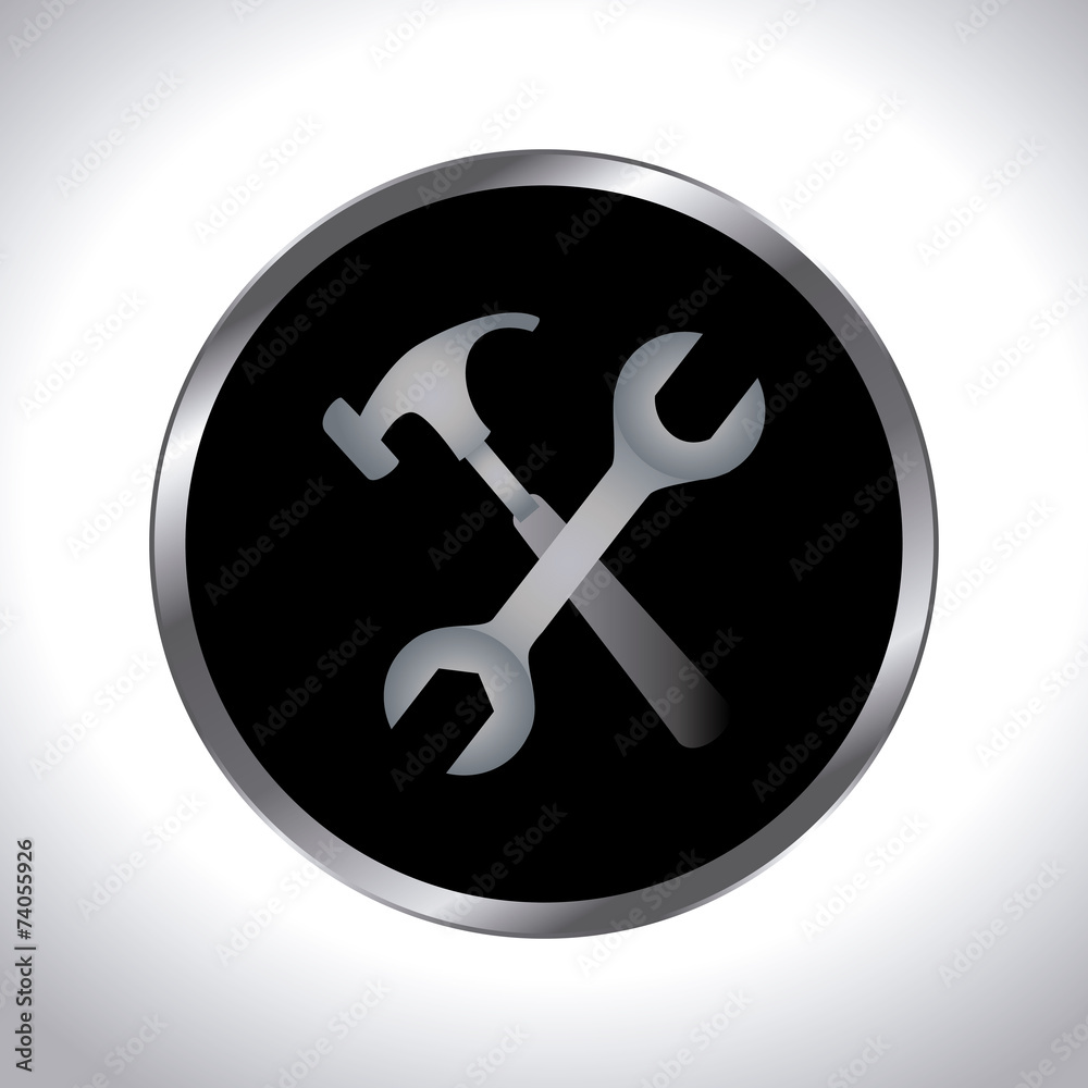 Tools design over white background vector illustration Tools design over white background vector illustration