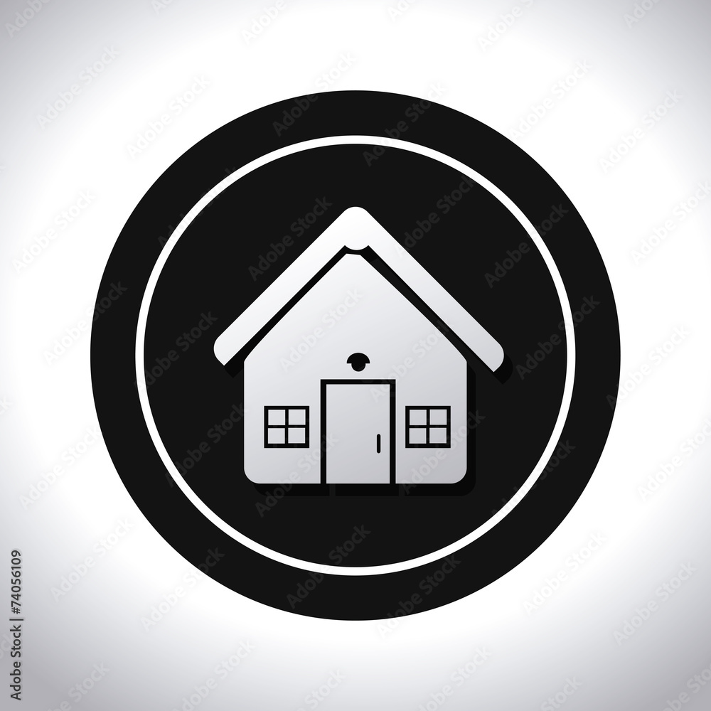 Real estate design over white background vector illustration Real estate design over white background vector illustration