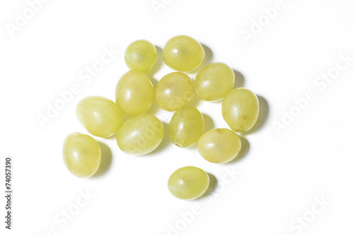 Photography Twelve grapes, that are eaten in Spain to celebrate the new year