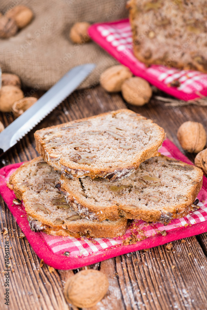 Fresh made Walnut Bread