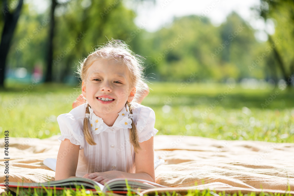 Summer weekend in park