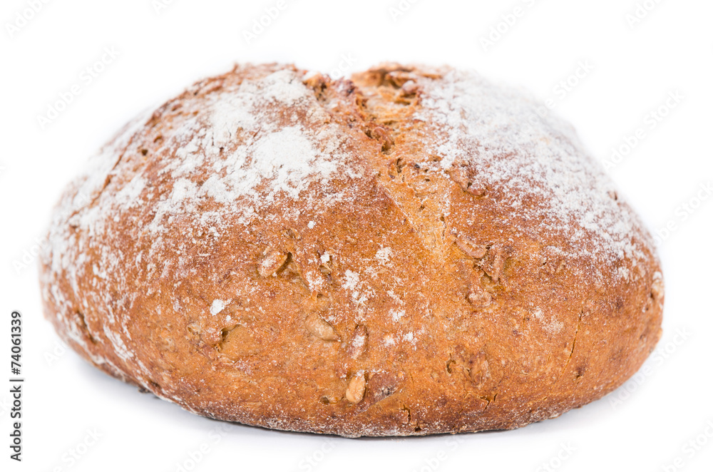Loaf of Bread (isolated on white)