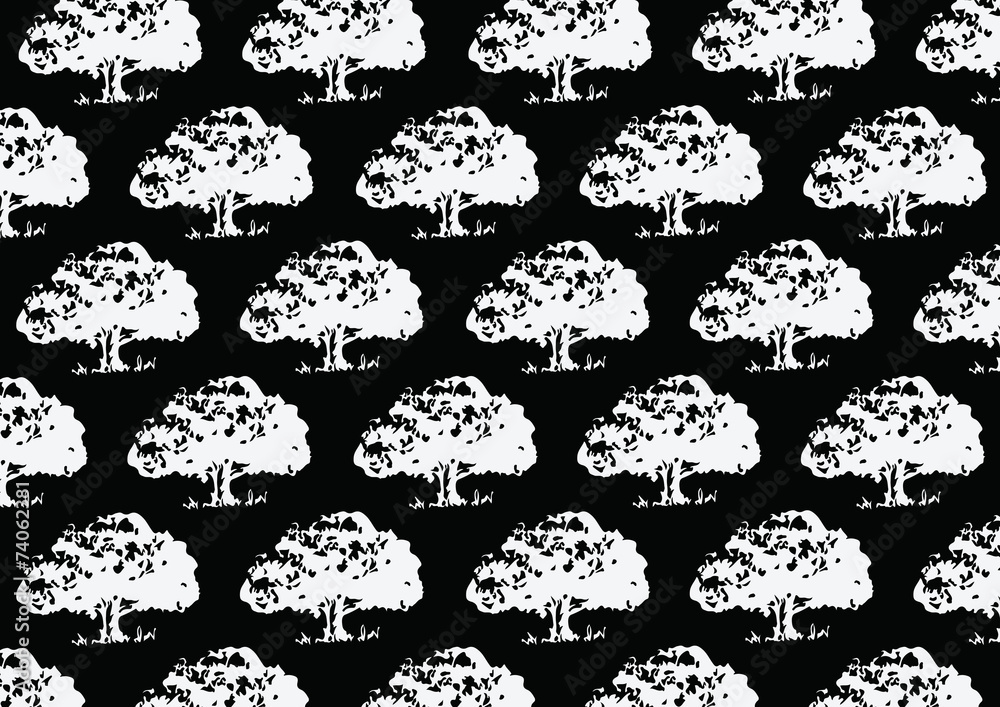 Illustration Tree background Illustration Tree background