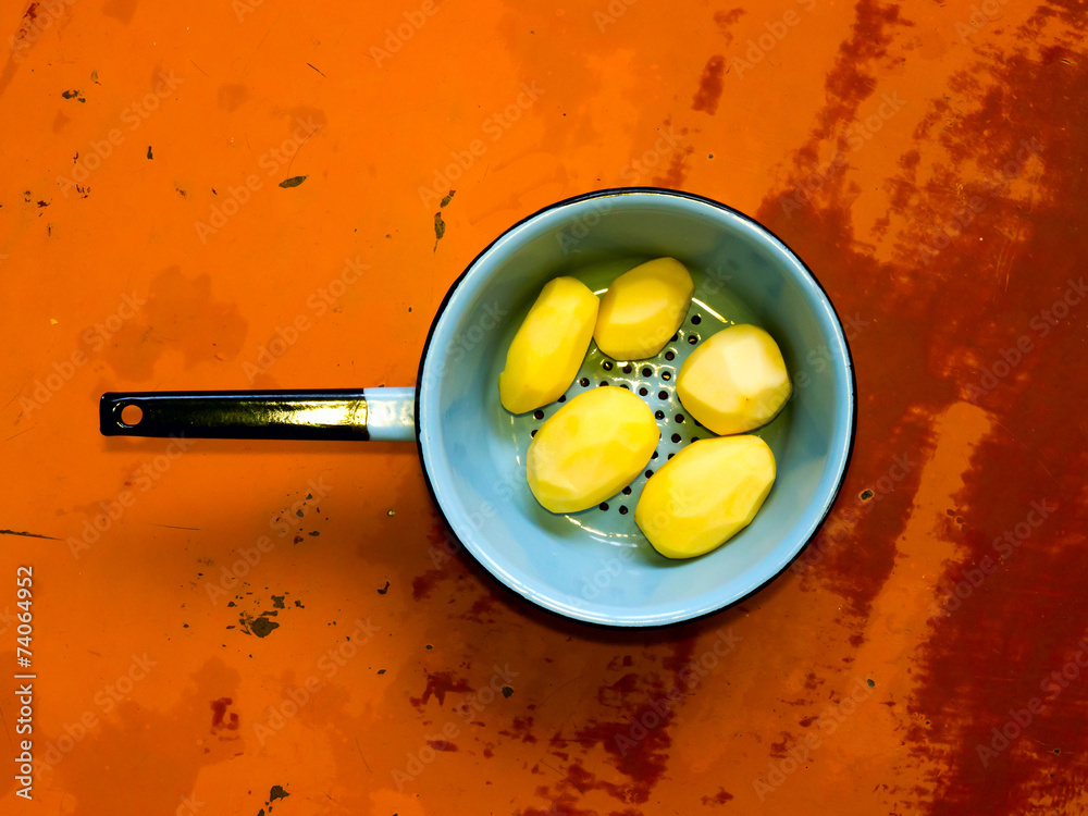 Fried potatoes. Fried potatoes.