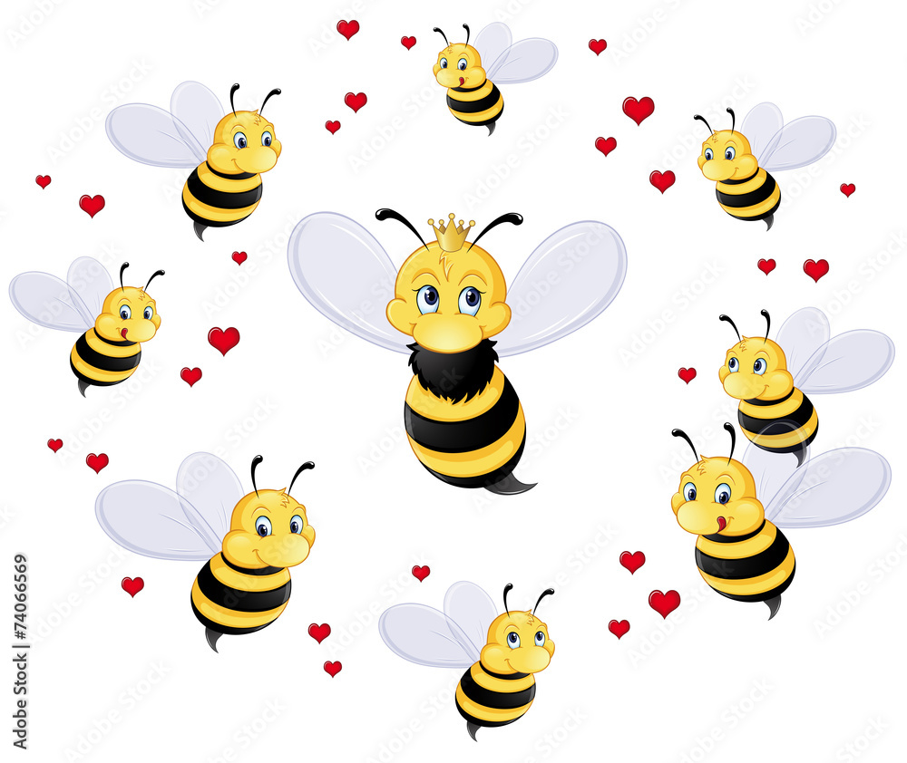 frohlockender Bienenschwarm frohlockender Bienenschwarm