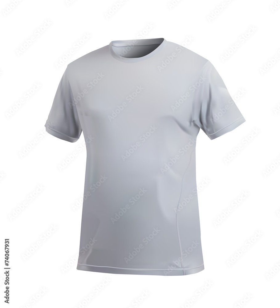 White t-shirt template White t-shirt template
