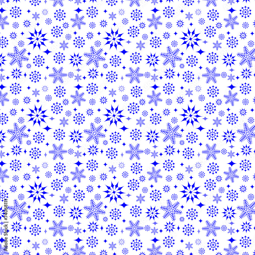 Snowflakes on white background Snowflakes on white background