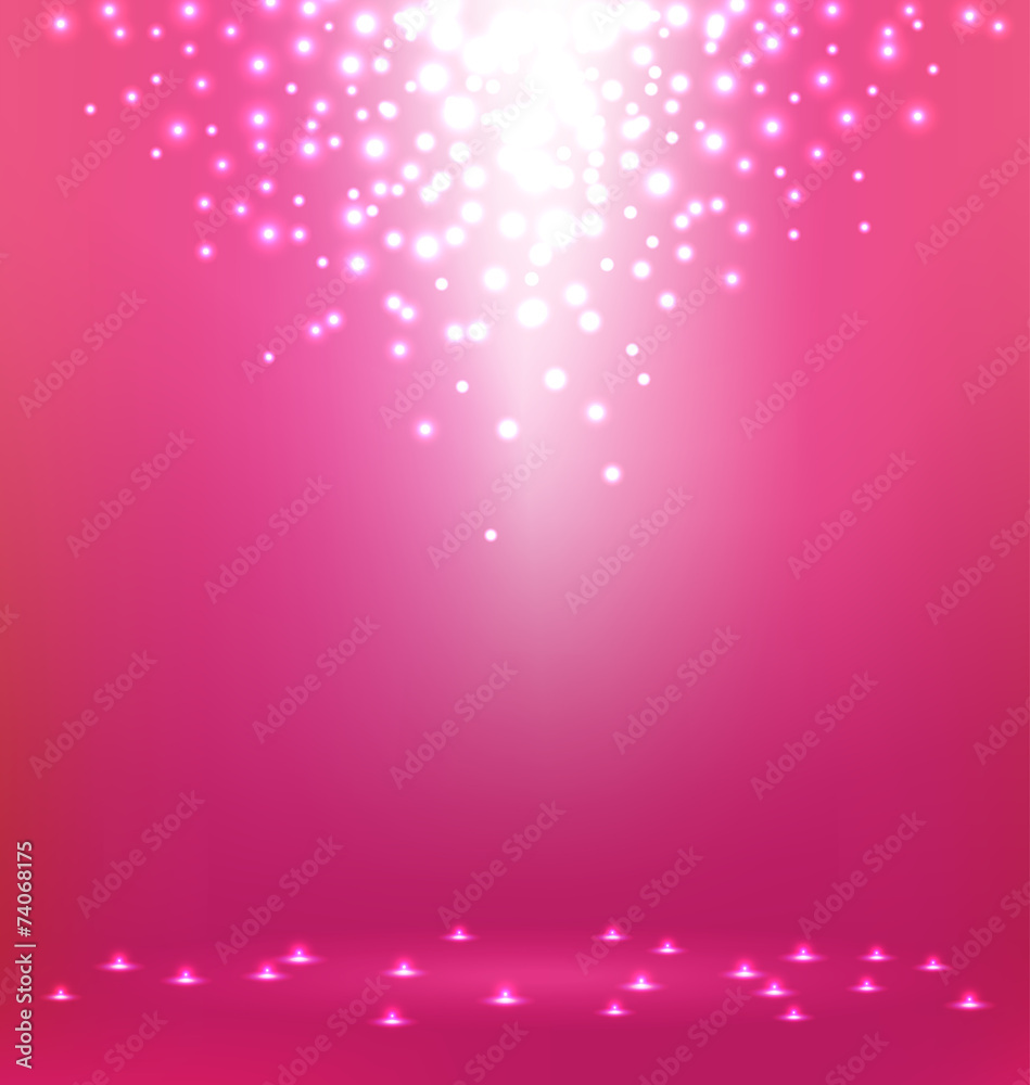 Abstract Light on pink background Abstract Light on pink background