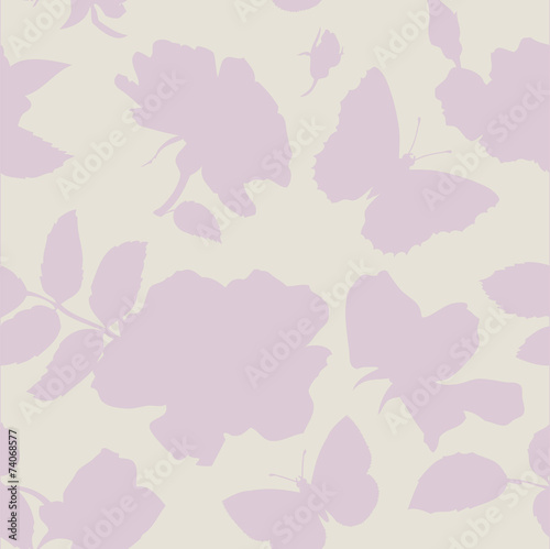 vintage vector seamless floral pattern © cat_arch_angel