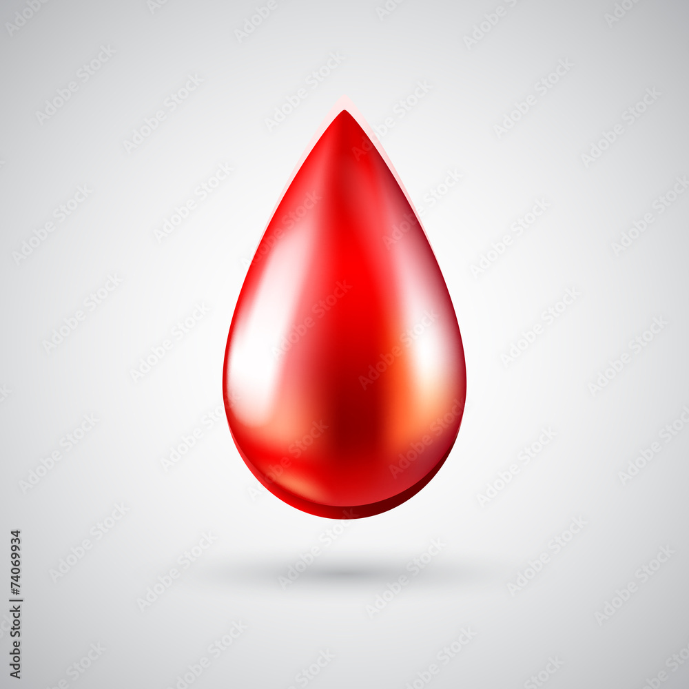 Obraz premium Red drop