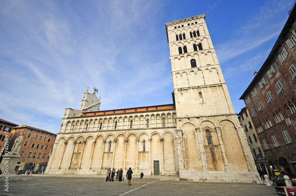 Medieval church in Lucca