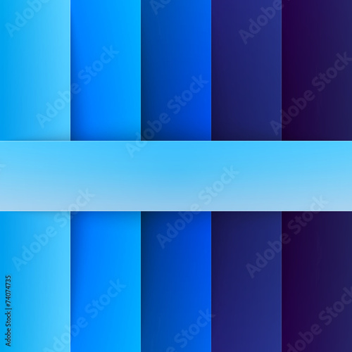 Abstract blue rectangle shapes background © Mikado