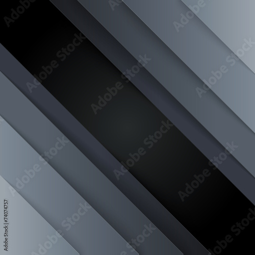Dark gray paper triangle shapes abstract background