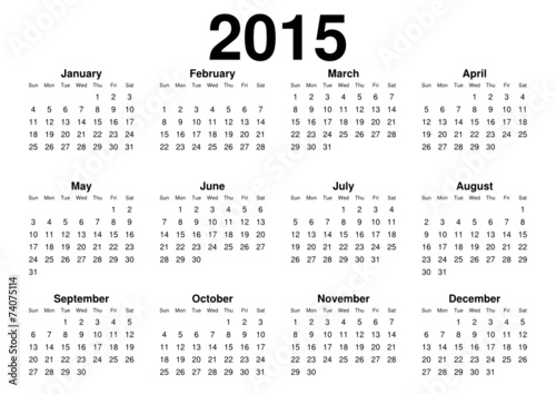 Calendario 2015 
