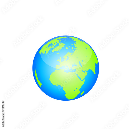 Globe. Vector Illustration