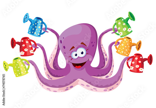 octopus with watering set