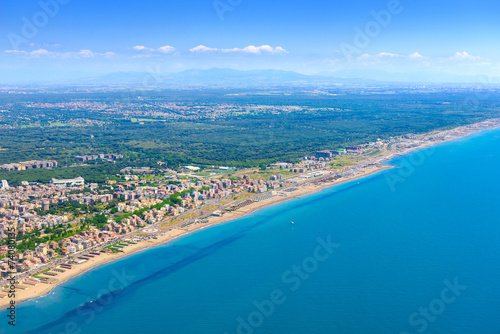 Coast of Italy. Aerial view