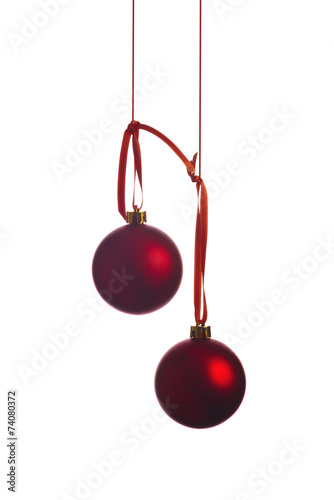 Red Christmas Bulbs