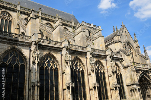 collegiate church Saint Gervais Saint Protais of Gisors in Norma photo