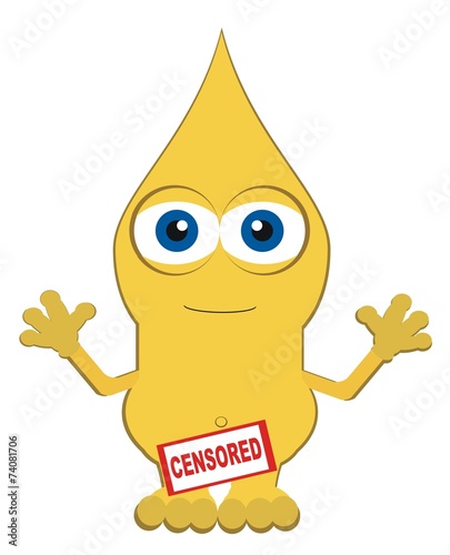 nude beach (series: Little Yellow Phantom) - censored
