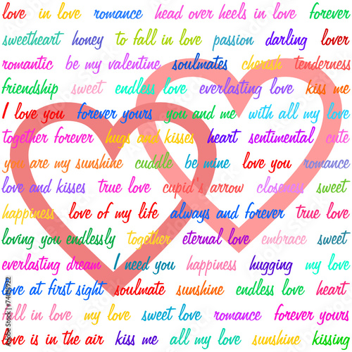 Verschiedene Aussagen zum Thema Liebe in englisch