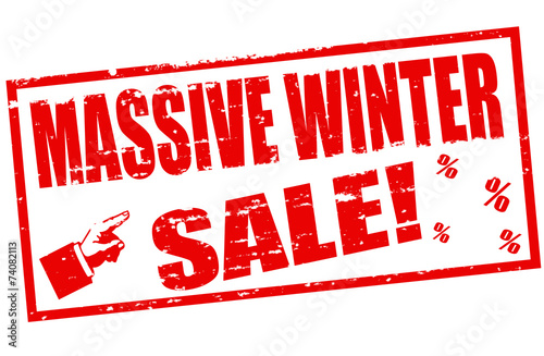 Massive winter sale