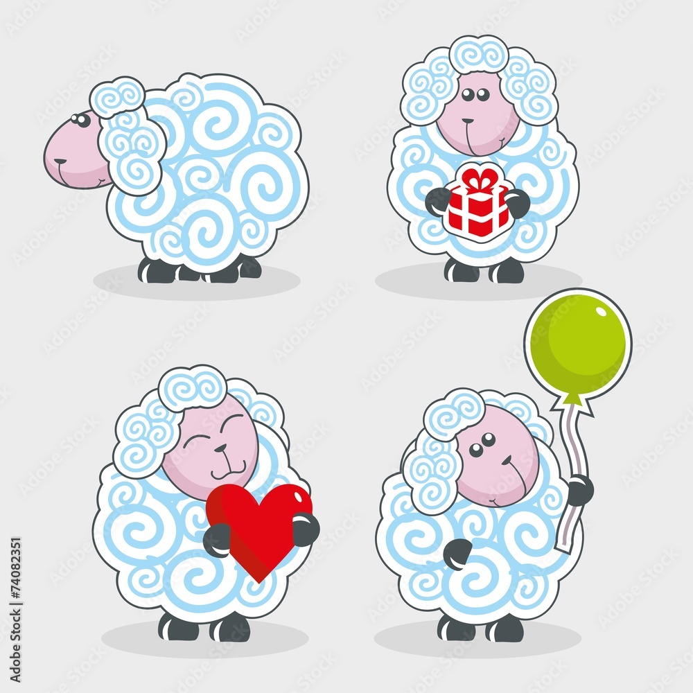 sheep. vector