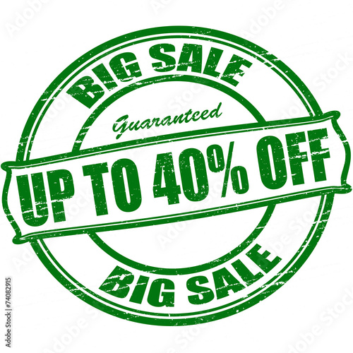 Big sale