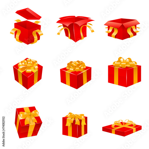 Gift set. Vector