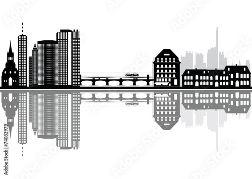 basel Switzerland city skyline