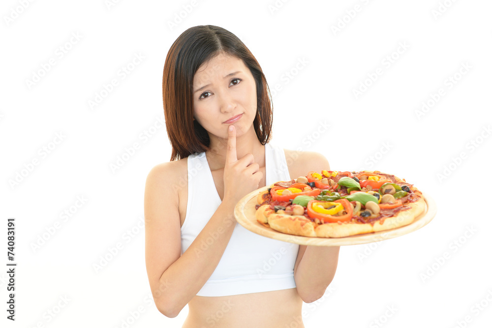ダイエット中の女性