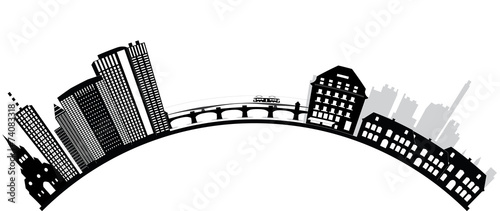 basel Switzerland city skyline