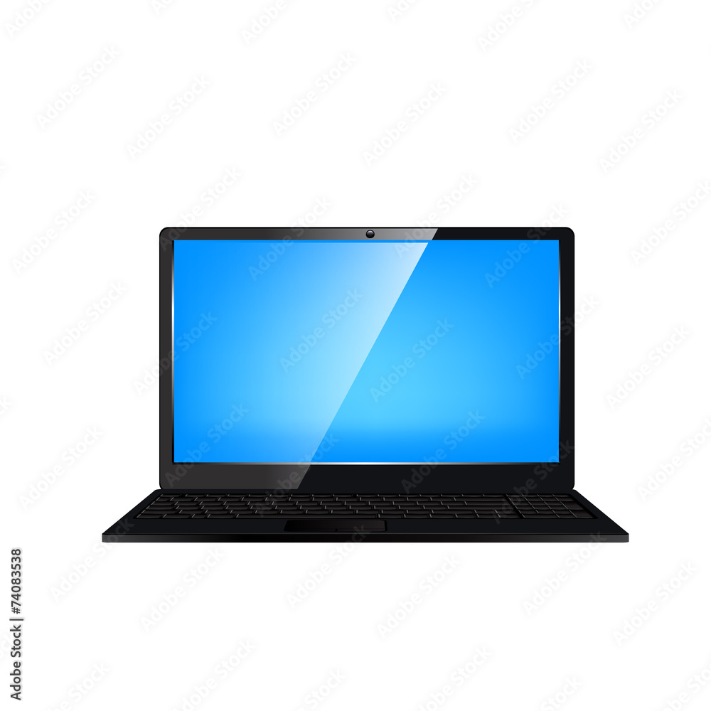 Laptop computer. Vector illustration. Laptop computer. Vector illustration.