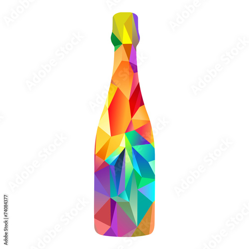 Champagne multicolore