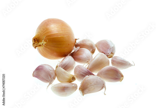 Garlic and onion.